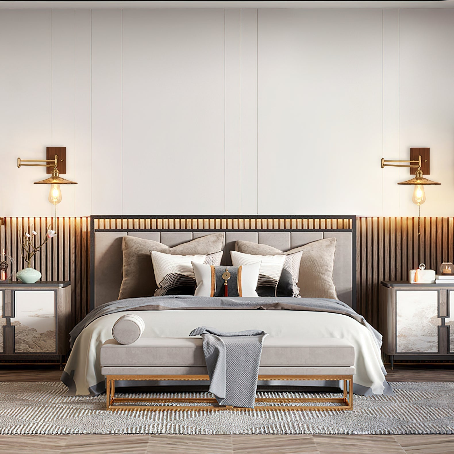 Heritage Walnut Wall Lamp Wall lamp