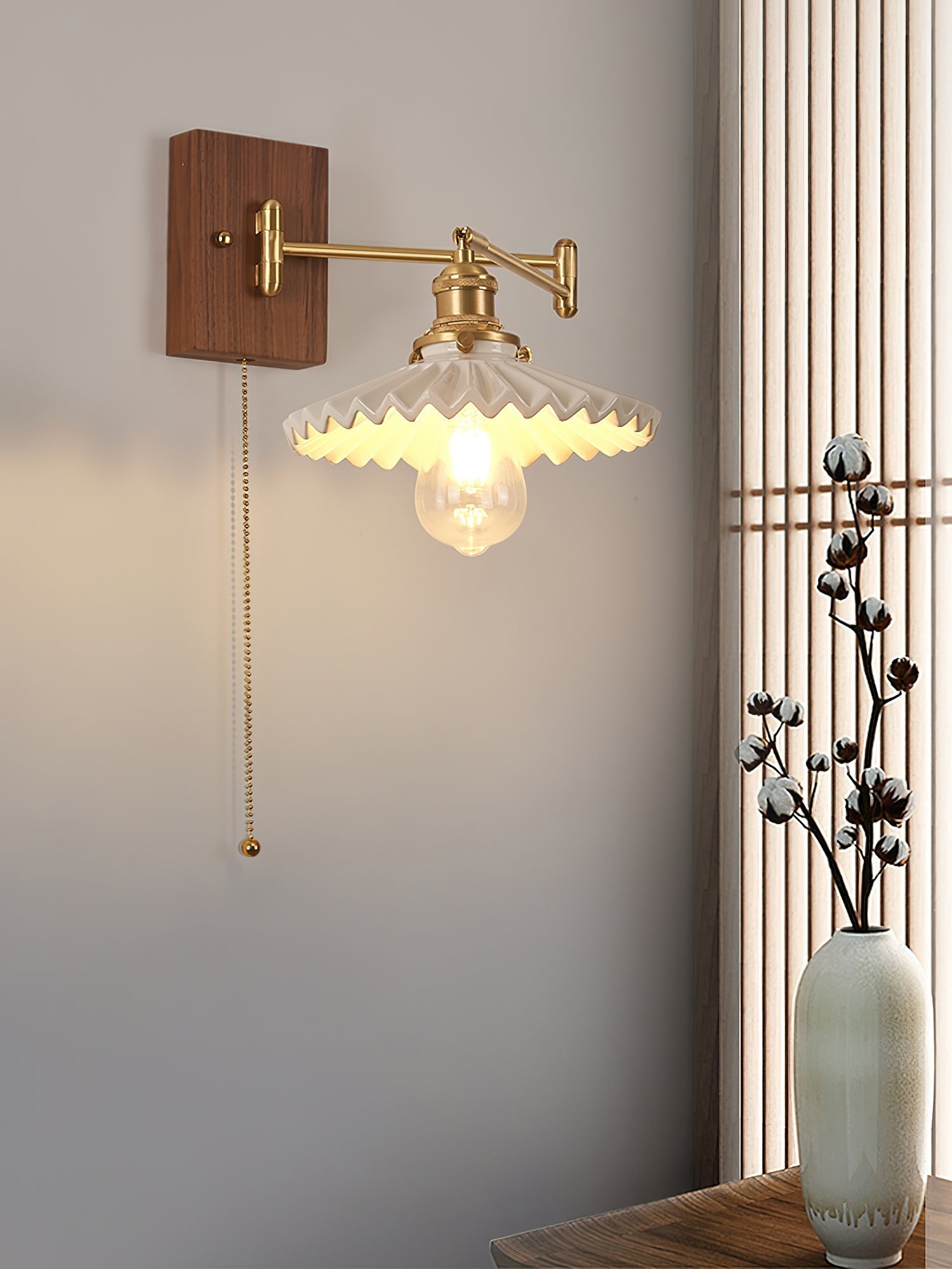 Heritage Walnut Wall Lamp Wall lamp