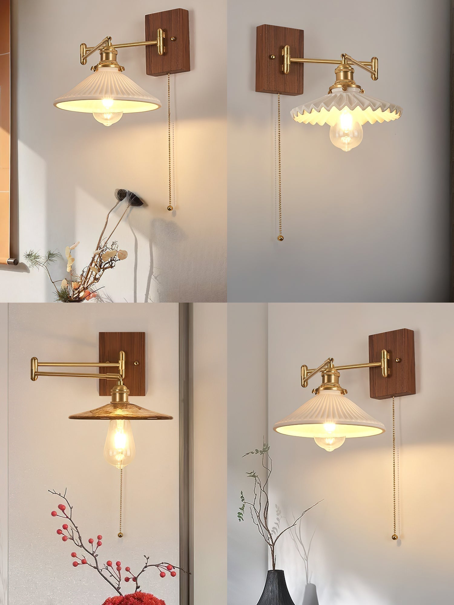 Heritage Walnut Wall Lamp Wall lamp