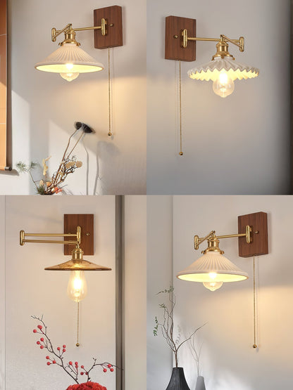 Heritage Walnut Wall Lamp Wall lamp