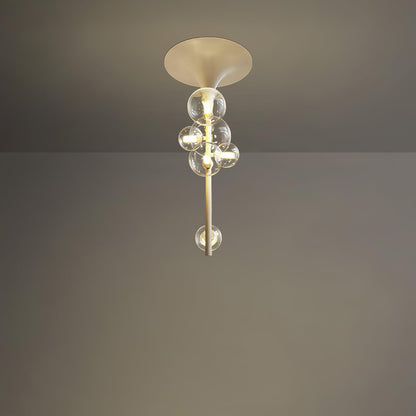 Hermann Horn Ceiling Light 6 Heads ? 11.8″ x H 24.1″ / Dia 30cm x H 61cm / White Ceiling lamp