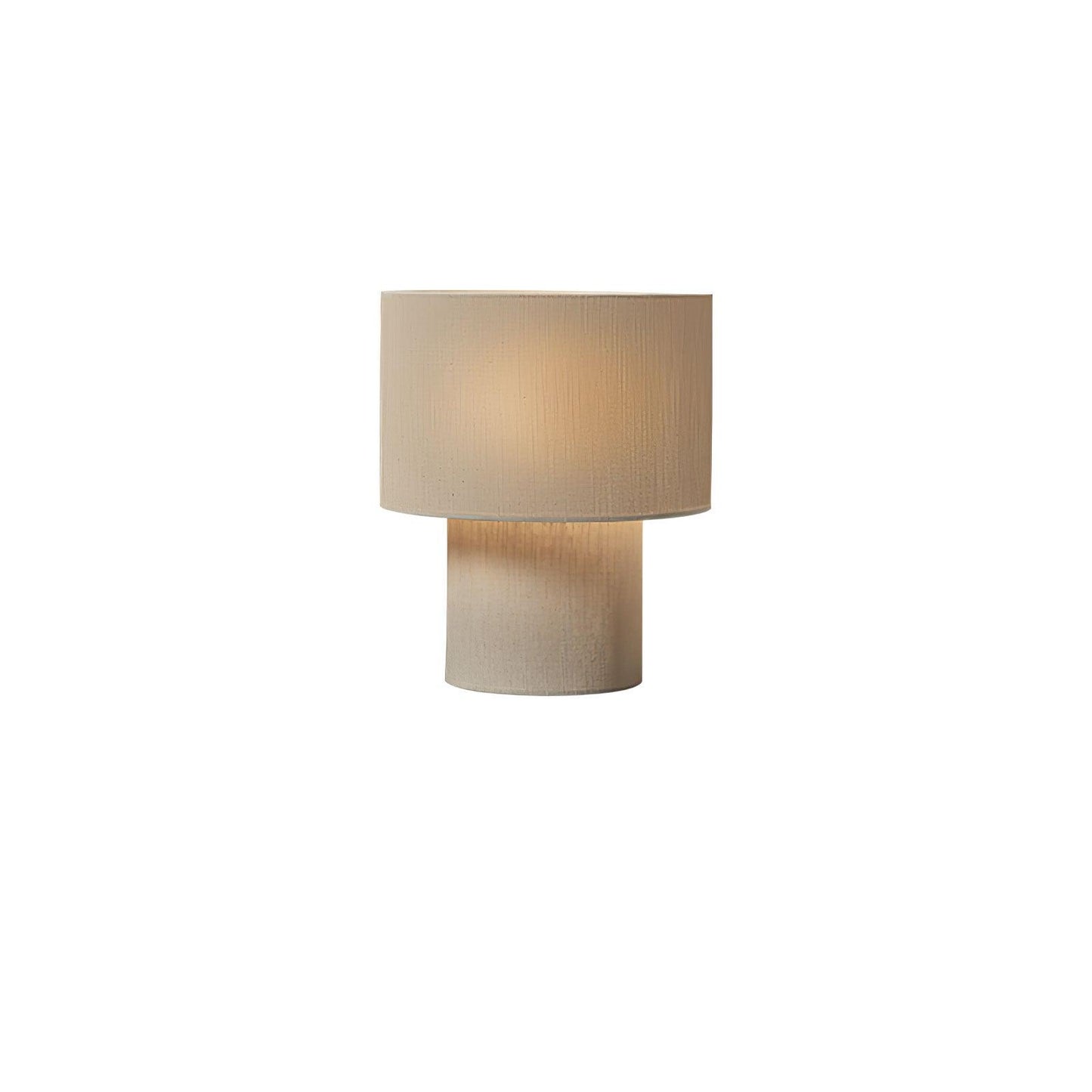 Heron Glowing Table Lamp Dia 12.6″ x H 15″ / Dia 32cm x H 38cm / Black & Beige / US Plug Table lamp
