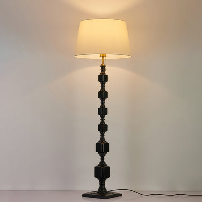 Hexas Floor Lamp Dia 19.7″ x H 59.1″ / Black & White / US Plug Floor lamp