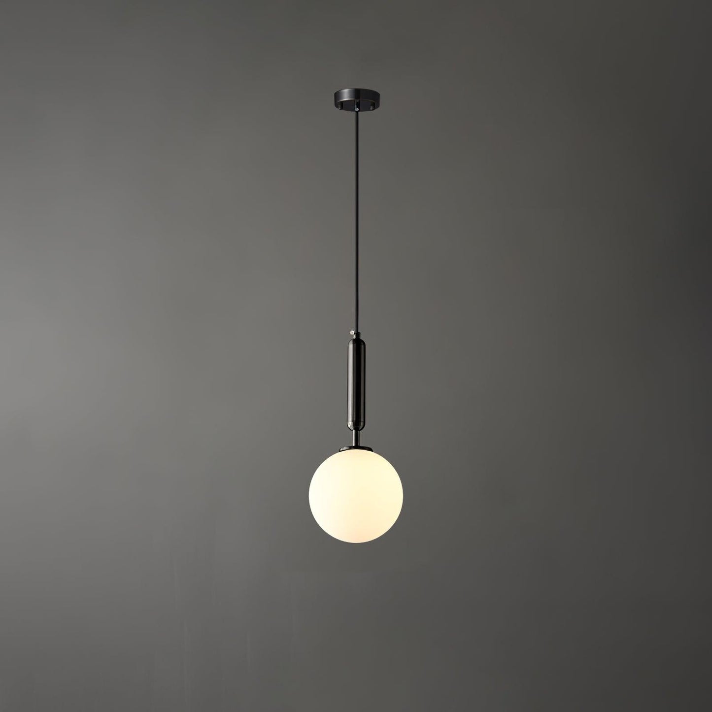 Holly Pendant Light Model B Dia 5.9″ x H 11.8″ / Dia 15cm x H 30cm / Black & White Pendant light