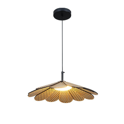Hollyhock Pendant Light Dia 15.7″ x H 7.9″ / Dia 40cm x H 20cm / Walnut color / Warm Light Pendant light