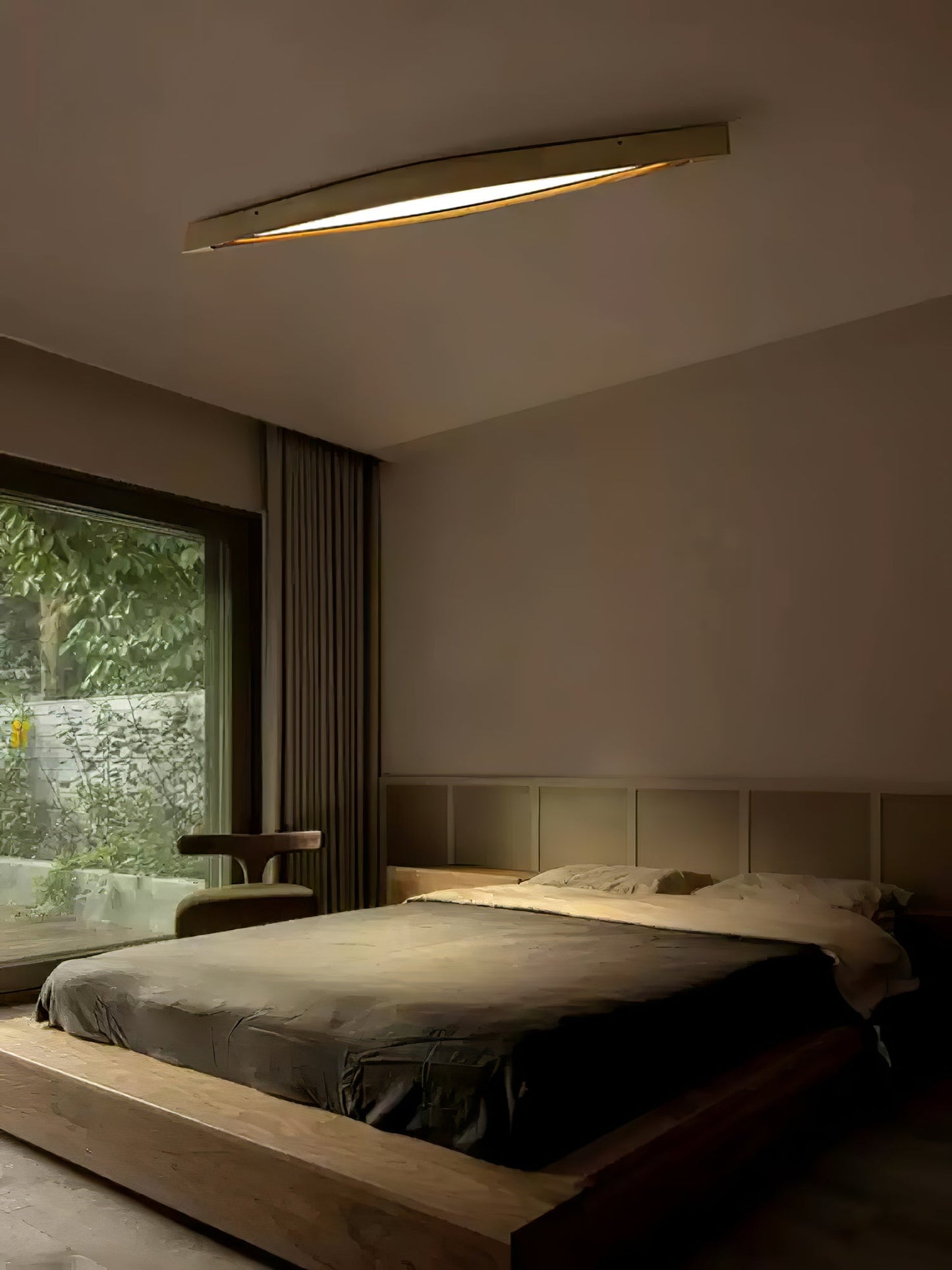 Horizon Linear Wood Ceiling Lamp Ceiling lamp