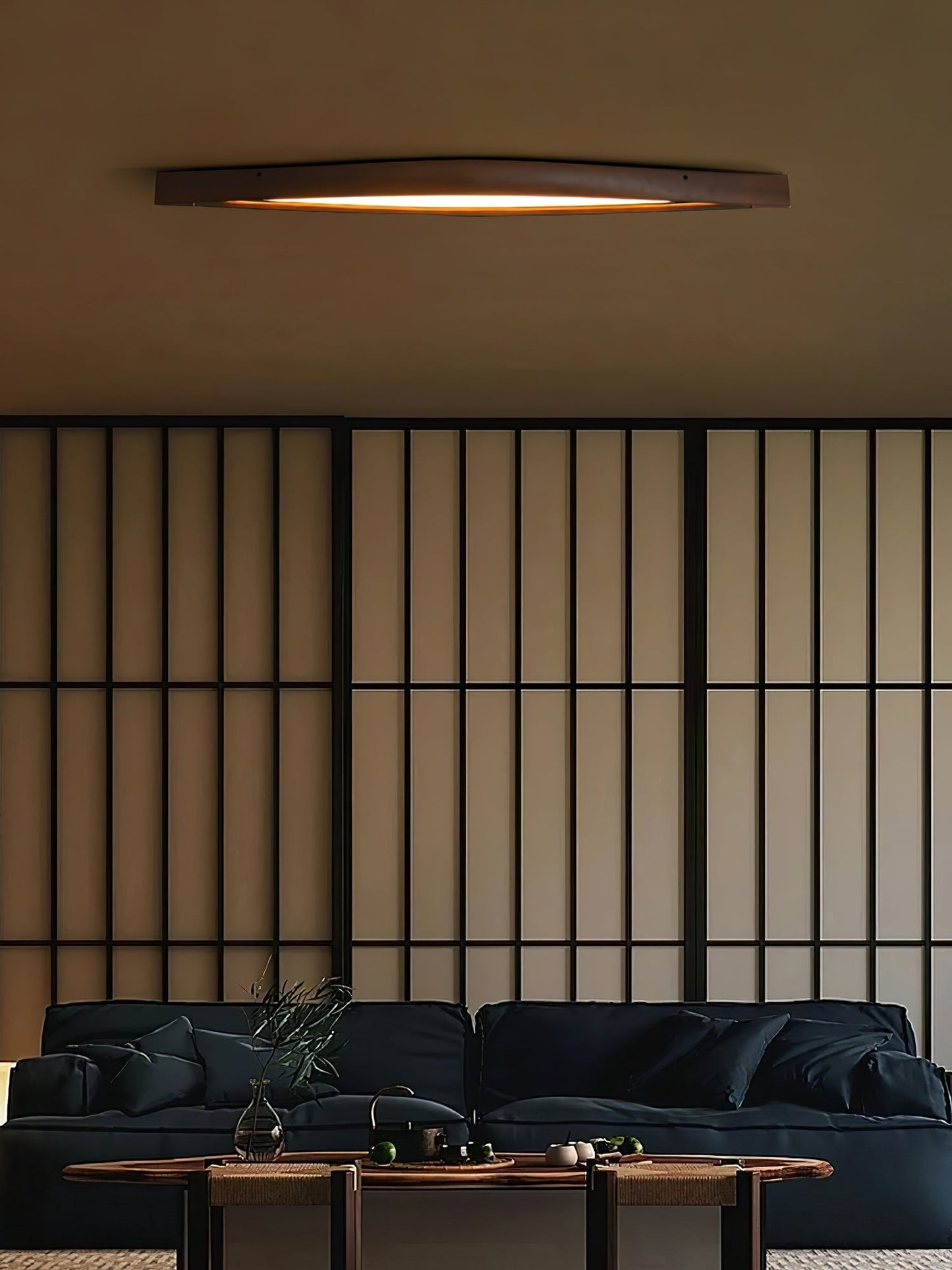 Horizon Linear Wood Ceiling Lamp Ceiling lamp