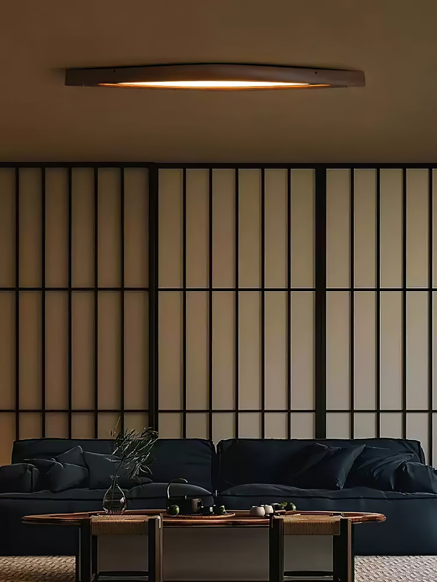 Horizon Linear Wood Ceiling Lamp Ceiling lamp