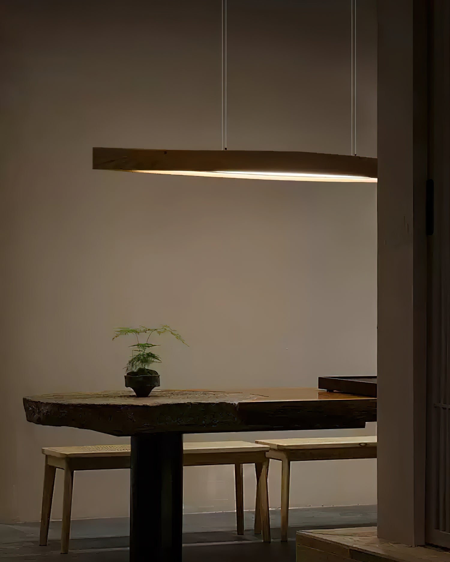 Horizon Linear Wood Pendant Lamp Pendant light