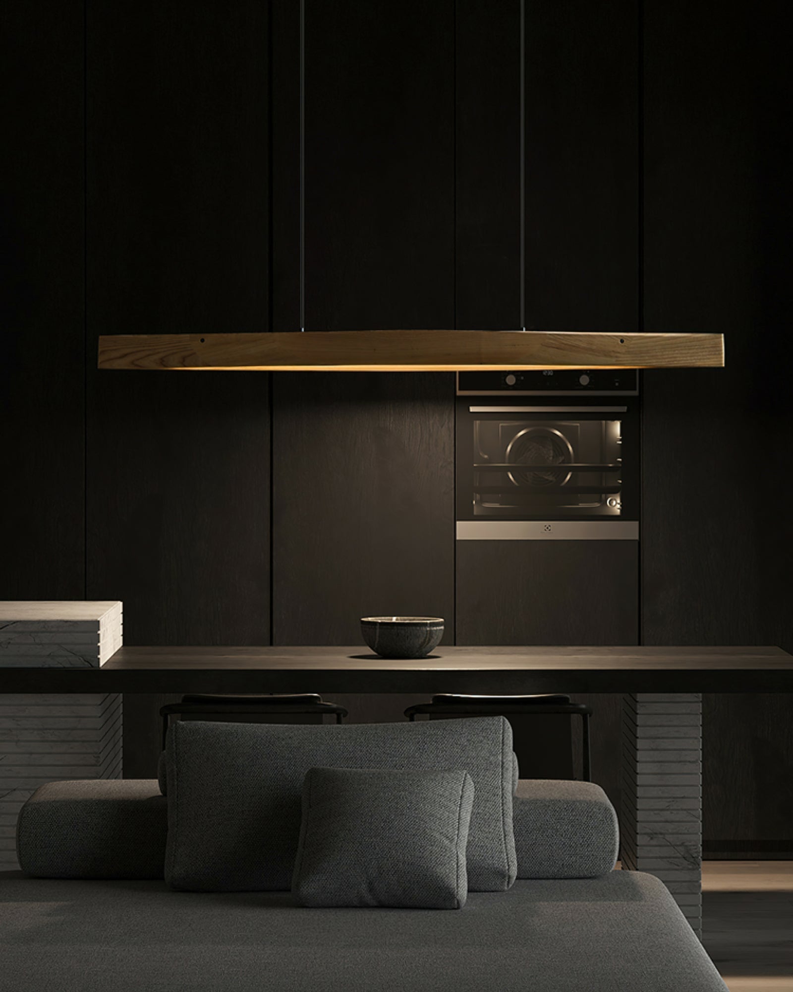 Horizon Linear Wood Pendant Lamp Pendant light