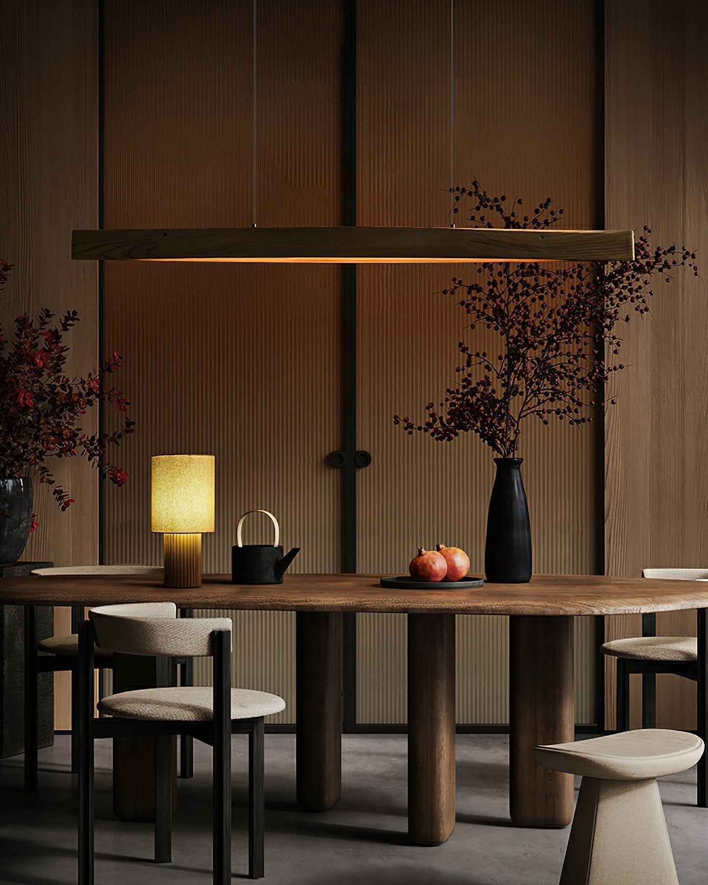 Horizon Linear Wood Pendant Lamp Pendant light