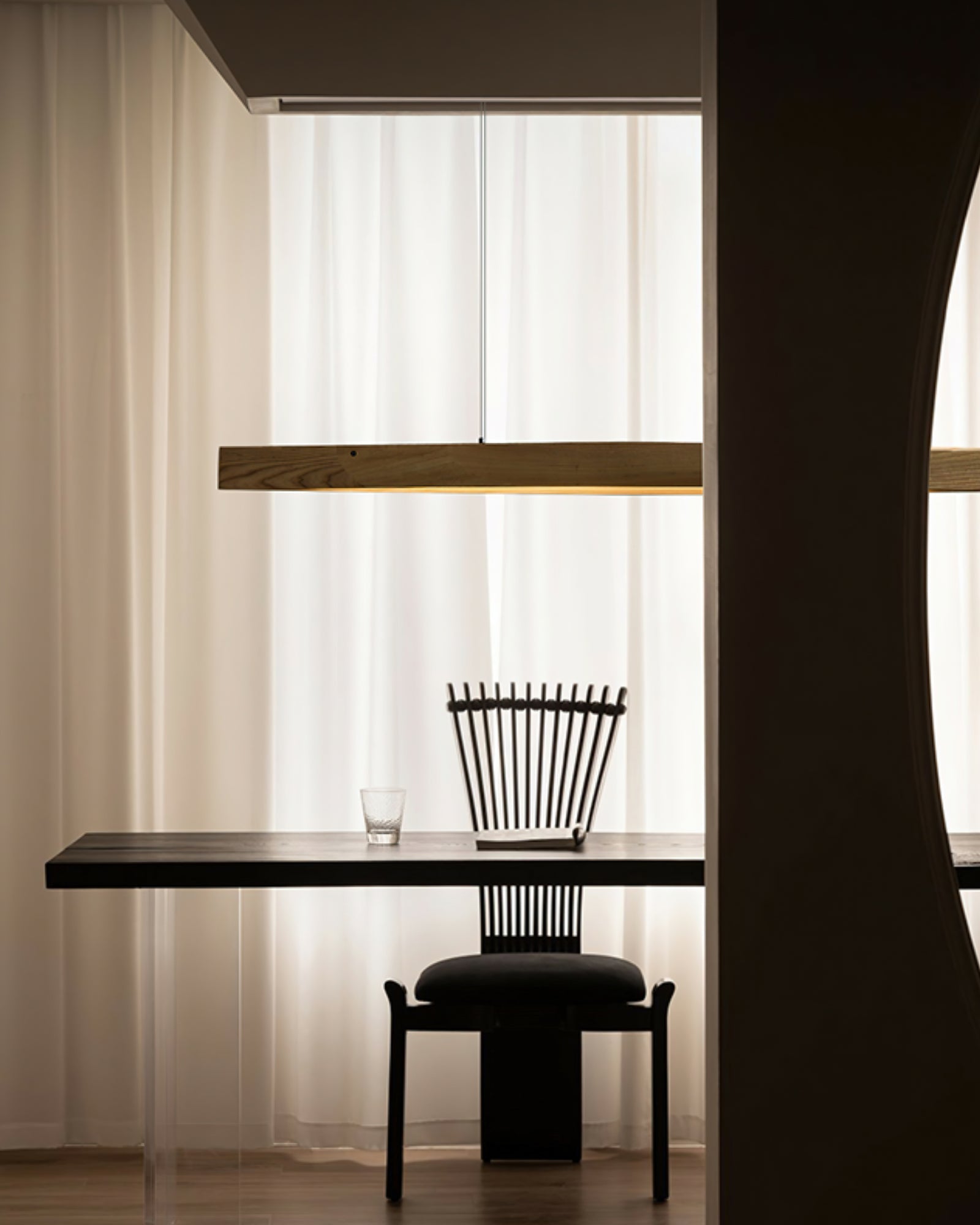 Horizon Linear Wood Pendant Lamp Pendant light