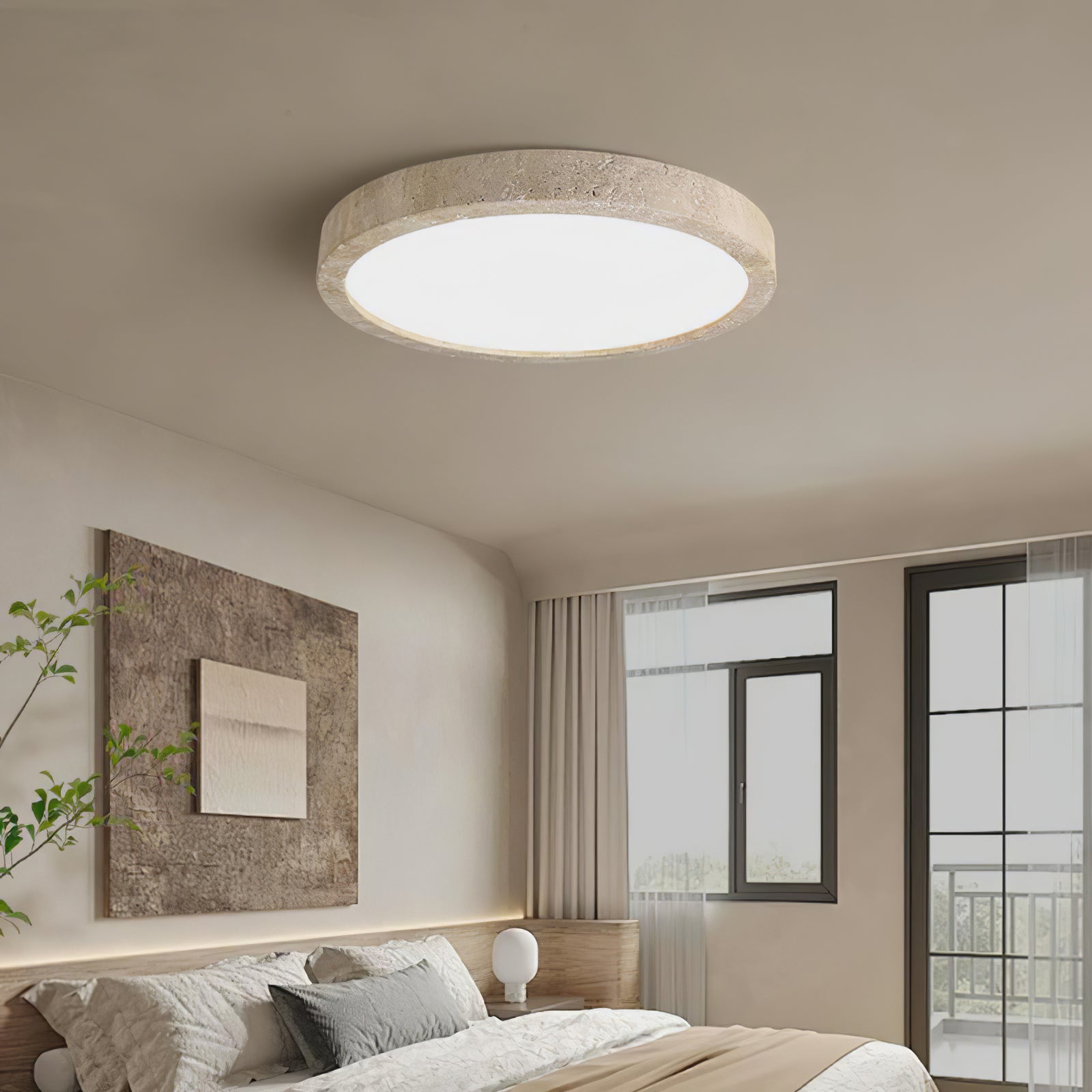 Horizon Travertine Ceiling Light 1001 Wall lamp