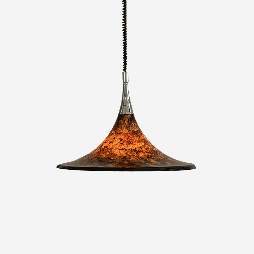 Horn of Light Pendant Lamp Dia 16.5″ x H 11″ / Dia 42cm x H 28cm / Dark Brown Pendant light
