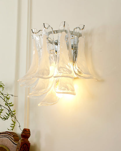 Horseshoe Wall Lamp ? 15.4″ x H 13″ / Chrome & White Wall lamp