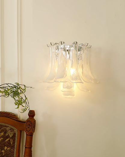 Horseshoe Wall Lamp ? 15.4″ x H 13″ / Chrome & White Wall lamp