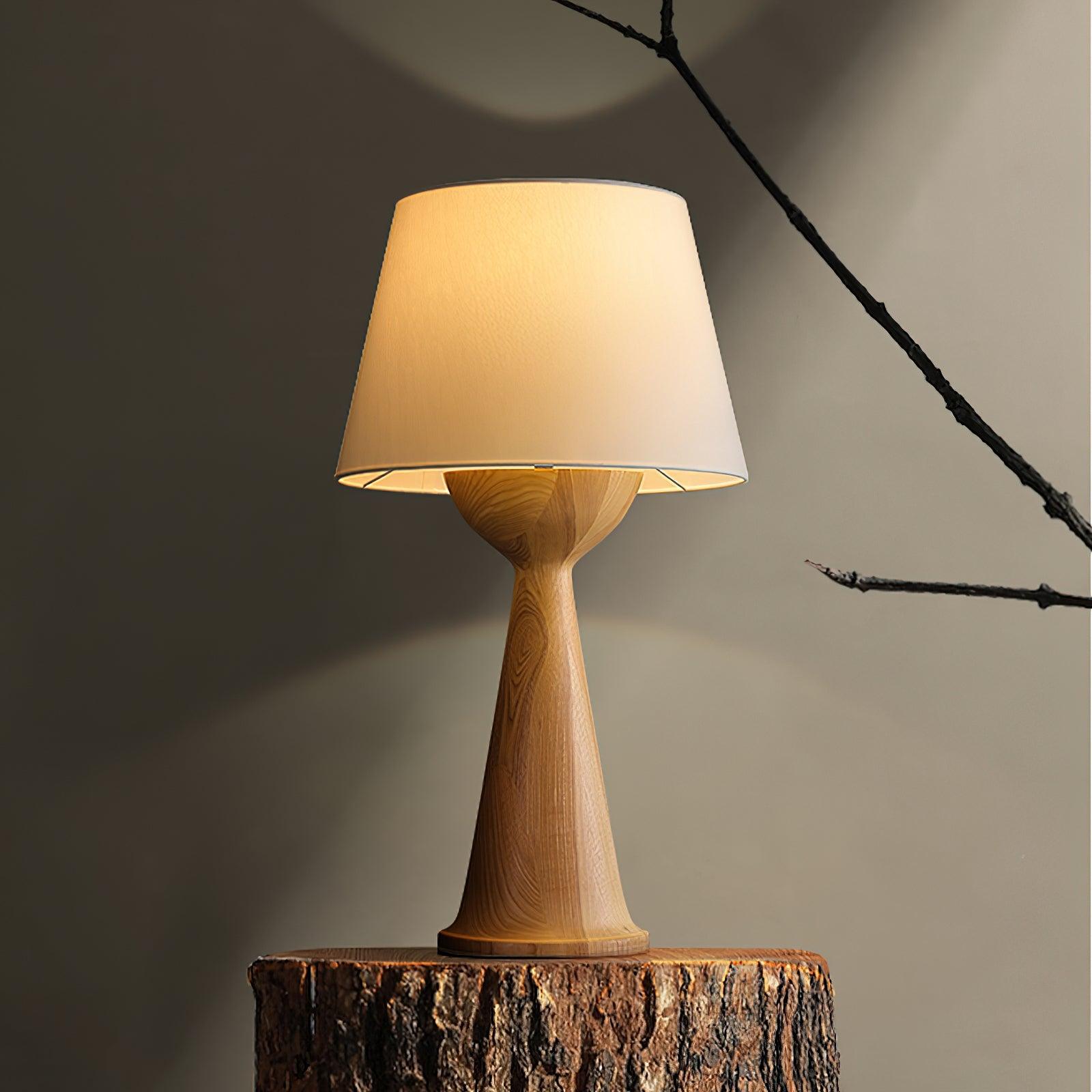 Hourglass Wood Table Lamp Table lamp