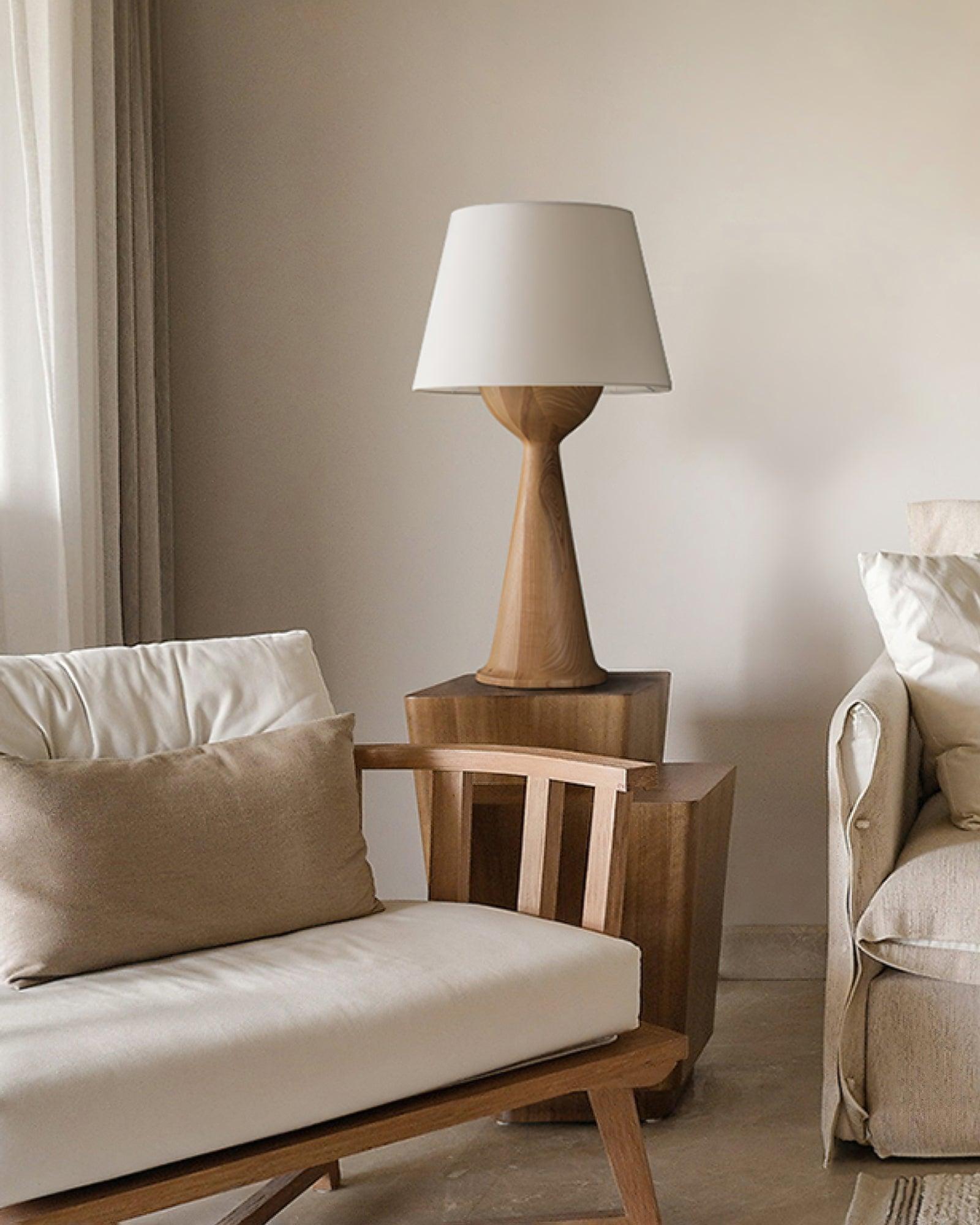 Hourglass Wood Table Lamp Table lamp