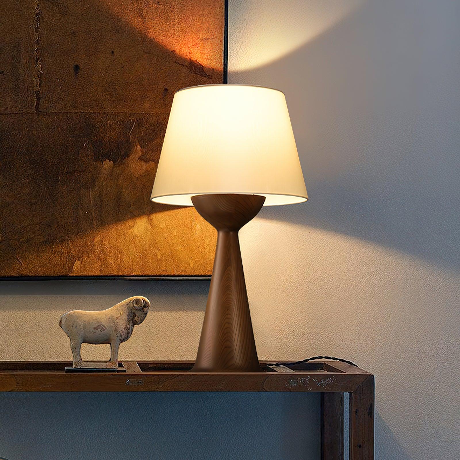 Hourglass Wood Table Lamp Table lamp