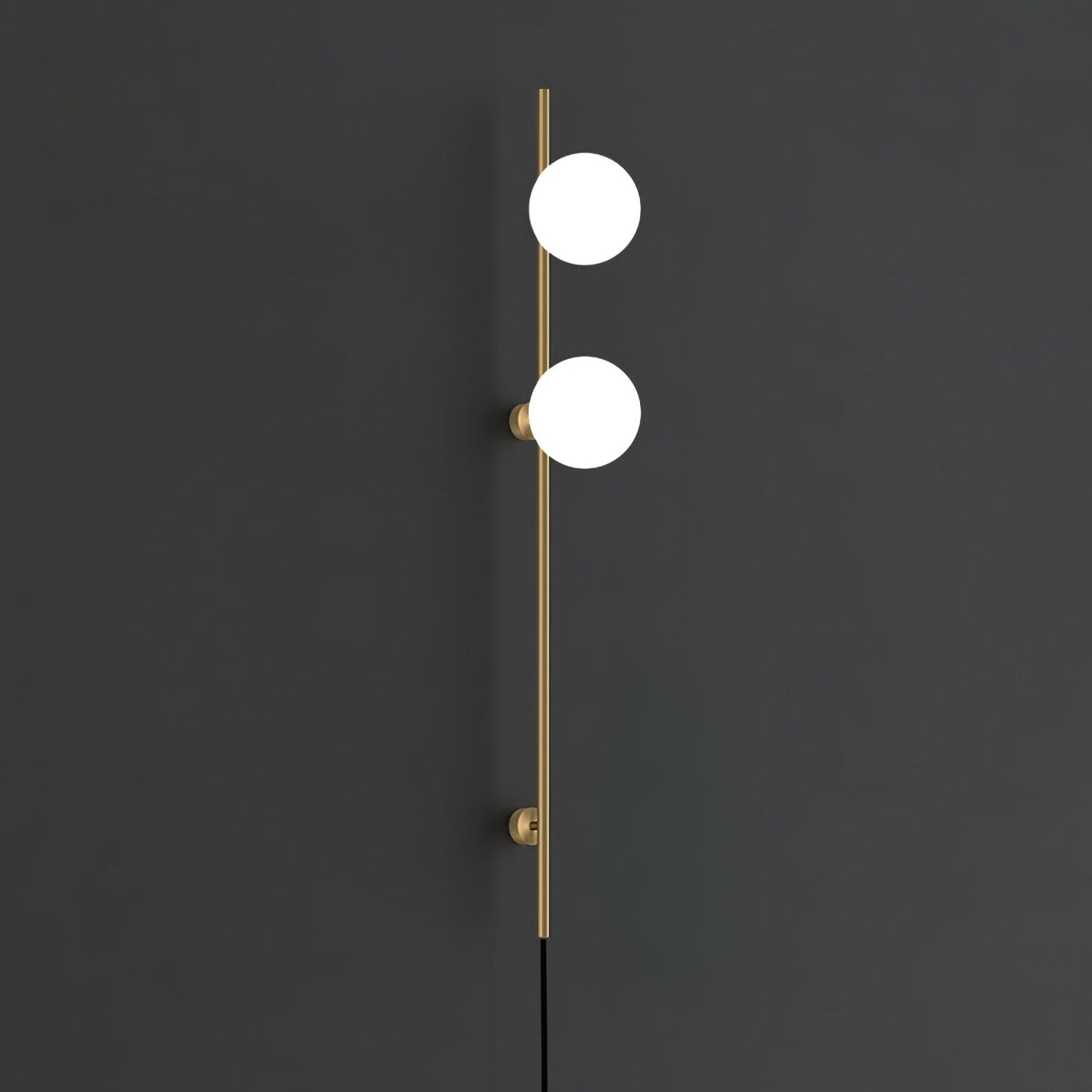 Houseof Plug-in Wall Light Model B ? 5.9″ x H 45.3″ / Gold / US Plug 1001 Wall lamp