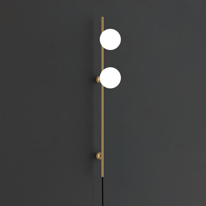 Houseof Plug-in Wall Light Model B ? 5.9″ x H 45.3″ / Gold / US Plug 1001 Wall lamp