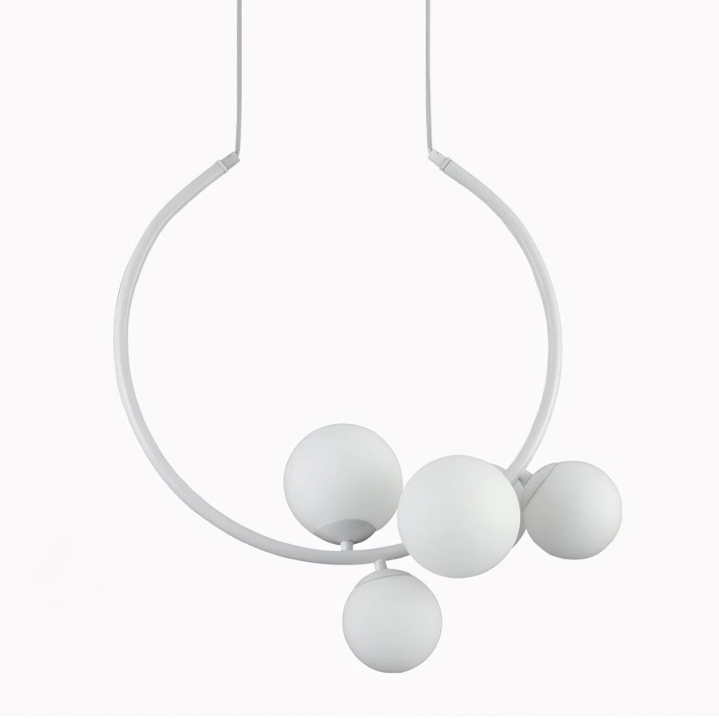 Glass Bubble Pendant Light Dia 18.9″ x H 20.9″ / Dia 48cm x H 53cm / White Pendant light