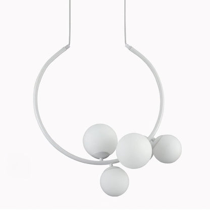 Glass Bubble Pendant Light Dia 18.9″ x H 20.9″ / Dia 48cm x H 53cm / White Pendant light