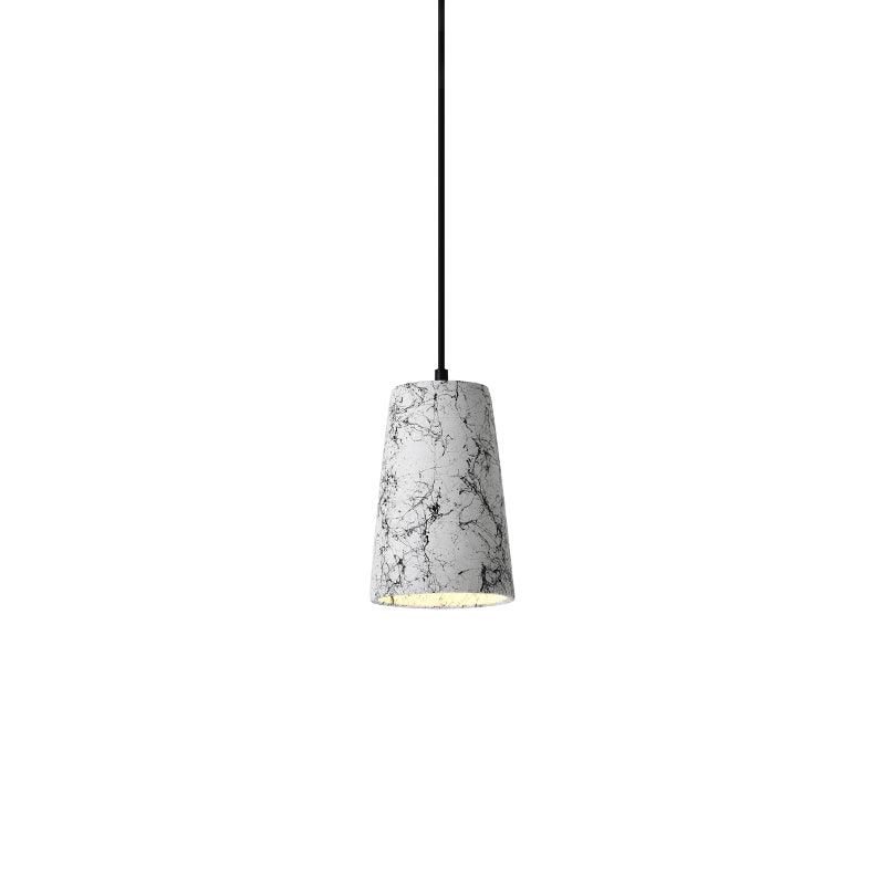 Hubble Cement Pendant Lights Dia 5.5″ x H 8.3″ / Dia 14cm x H 21cm / White Pendant light