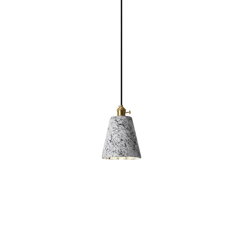Hubble Cement Pendant Lights Dia 6.7″ x H 9.4″ / Dia 17cm x H 24cm / White Pendant light
