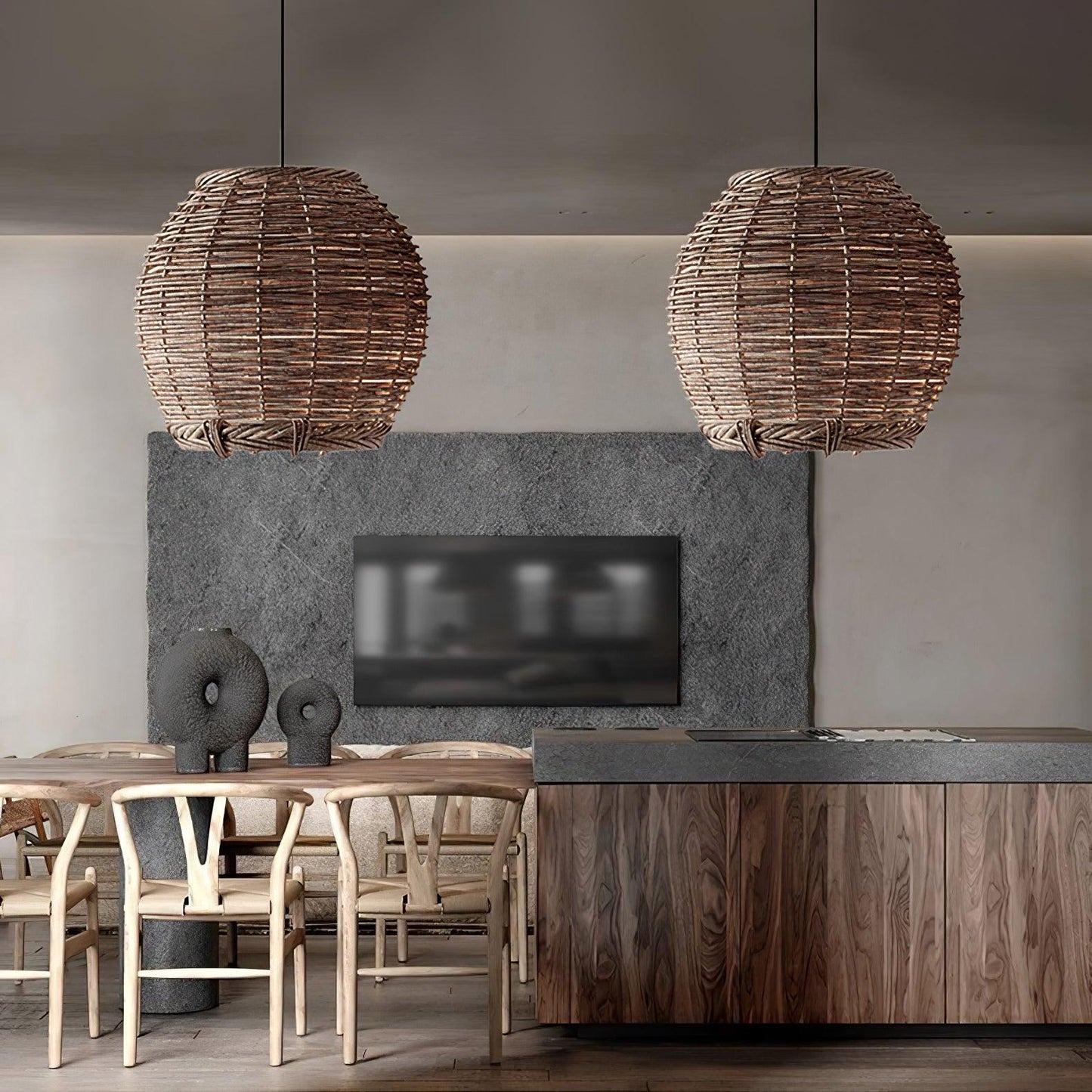 Hues Wicker Pendant Lamp Pendant light