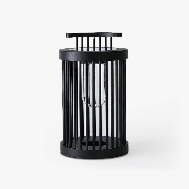 Hurricane Ruhlmann Outdoor Light Dia 11.8″ x H 20.5″ / Dia 30cm x H 52cm / Black / Solar power storage Table lamp