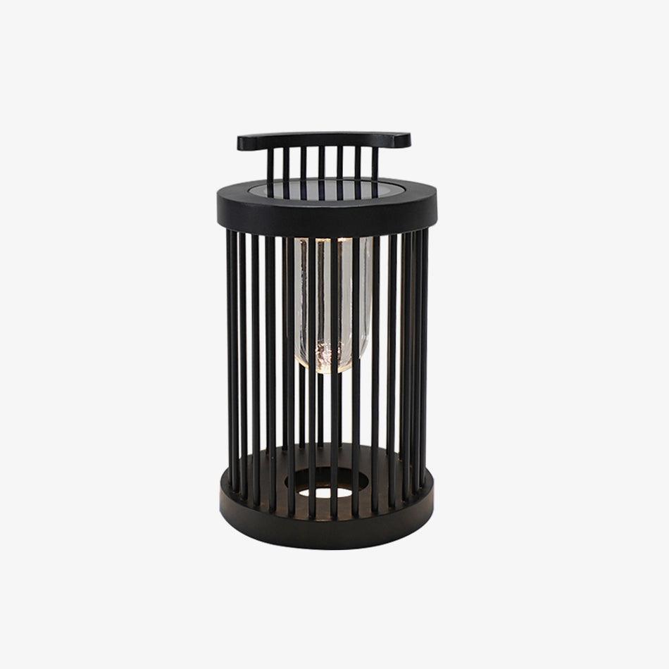 Hurricane Ruhlmann Outdoor Light Dia 11.8″ x H 20.5″ / Dia 30cm x H 52cm / Black / Solar power storage Table lamp