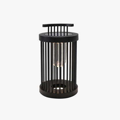 Hurricane Ruhlmann Outdoor Light Dia 11.8″ x H 20.5″ / Dia 30cm x H 52cm / Black / Solar power storage Table lamp