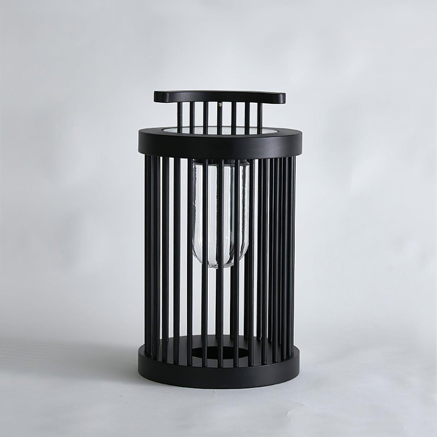 Hurricane Ruhlmann Outdoor Light Dia 11.8″ x H 20.5″ / Dia 30cm x H 52cm / Black / Solar power storage Table lamp