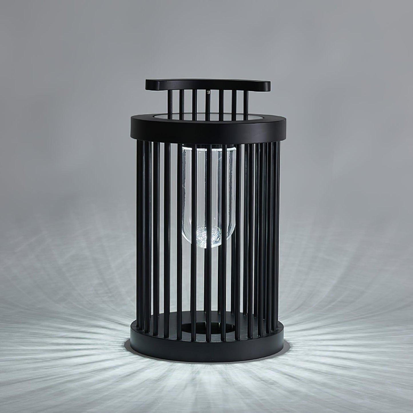 Hurricane Ruhlmann Outdoor Light Dia 11.8″ x H 20.5″ / Dia 30cm x H 52cm / Black / Solar power storage Table lamp