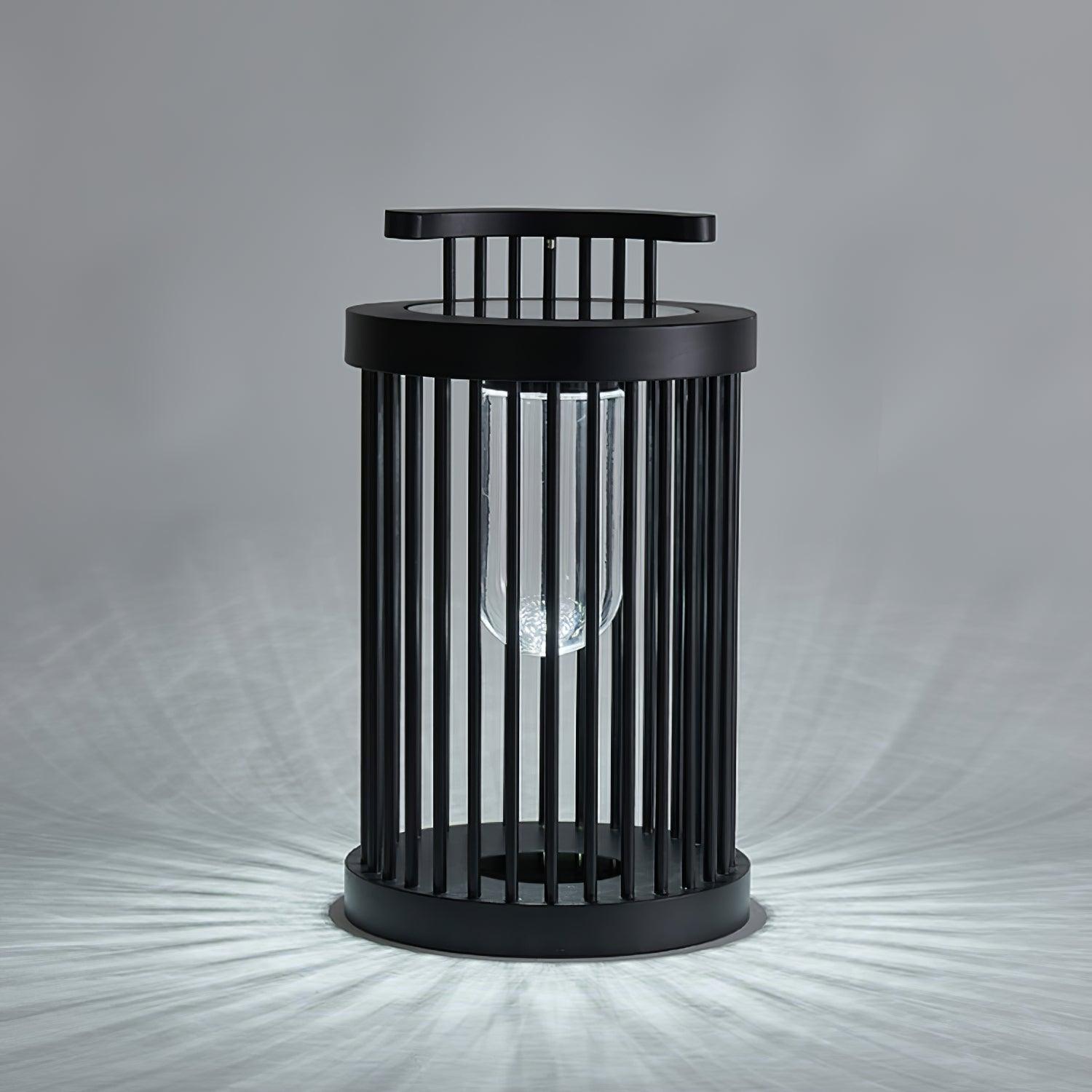 Hurricane Ruhlmann Outdoor Light Dia 11.8″ x H 20.5″ / Dia 30cm x H 52cm / Black / Solar power storage Table lamp