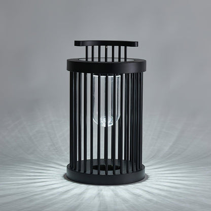 Hurricane Ruhlmann Outdoor Light Dia 11.8″ x H 20.5″ / Dia 30cm x H 52cm / Black / Solar power storage Table lamp