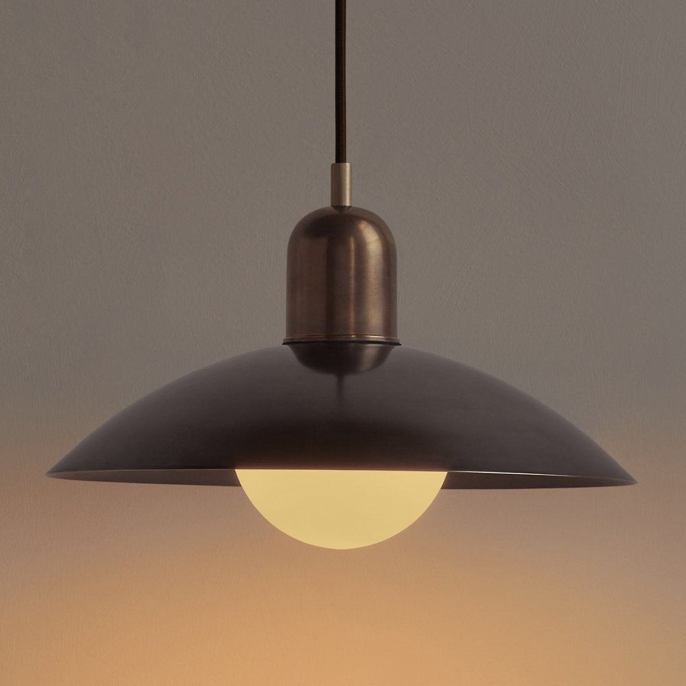 Brass Arundel Orb Pendant