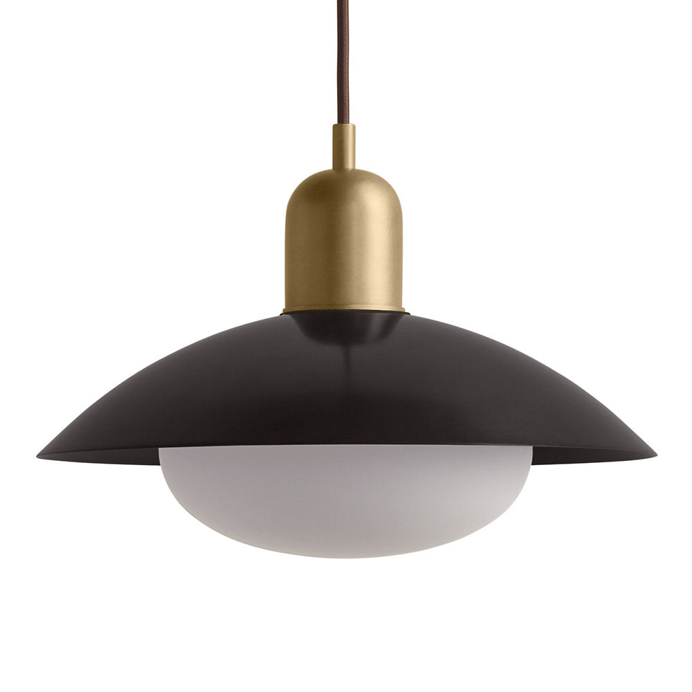 Brass Arundel Mushroom Pendant