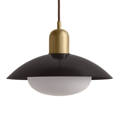 Brass Arundel Mushroom Pendant