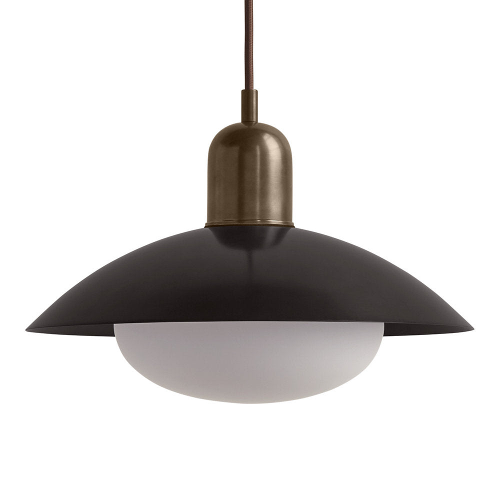 Brass Arundel Mushroom Pendant