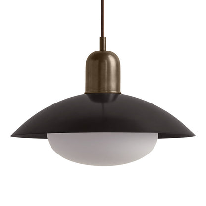 Brass Arundel Mushroom Pendant