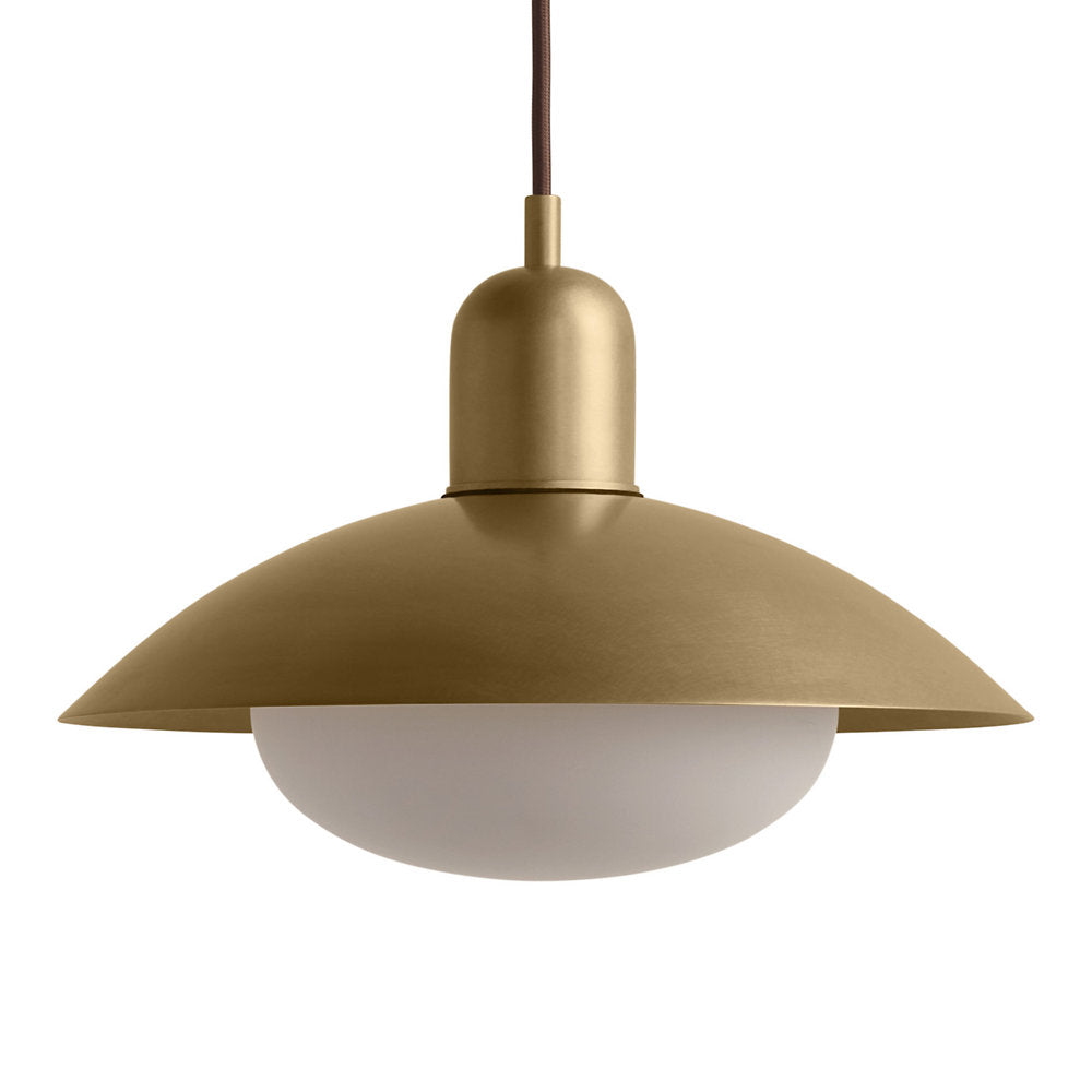 Brass Arundel Mushroom Pendant