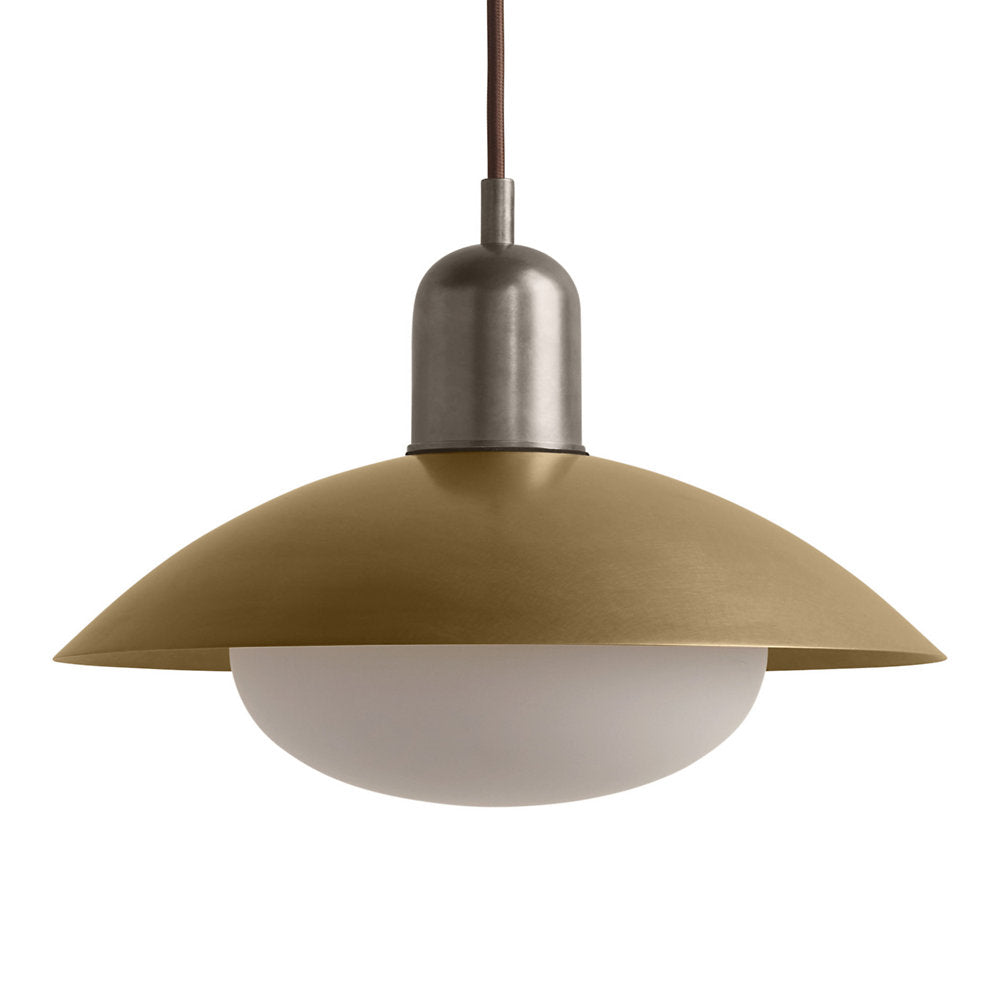 Brass Arundel Mushroom Pendant