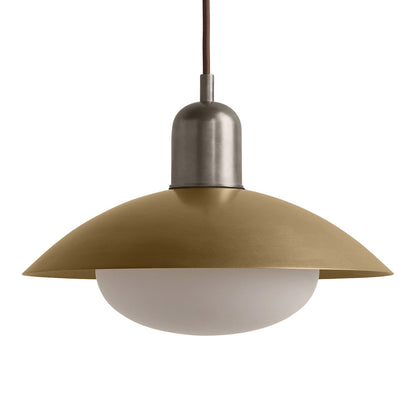 Brass Arundel Mushroom Pendant