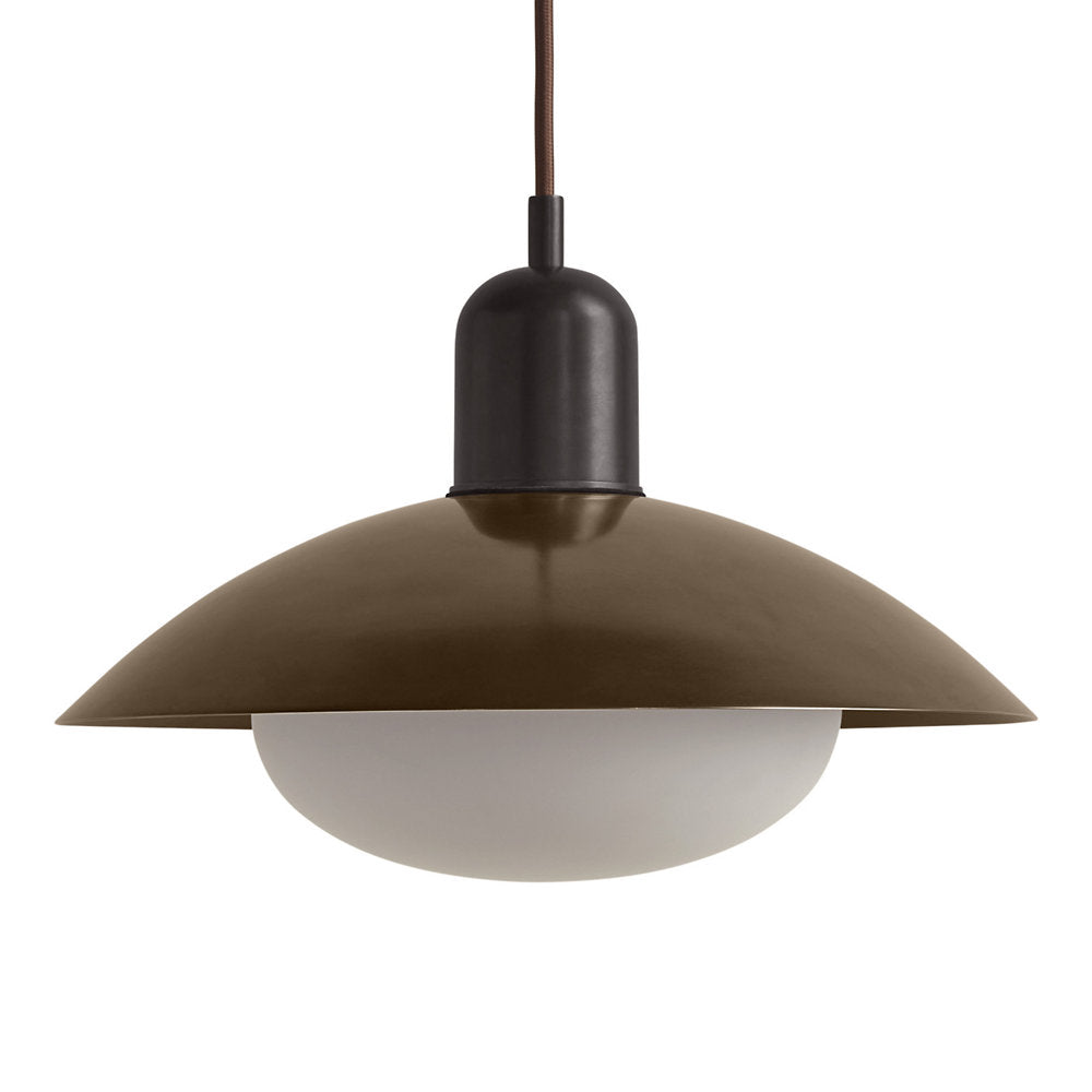 Brass Arundel Mushroom Pendant
