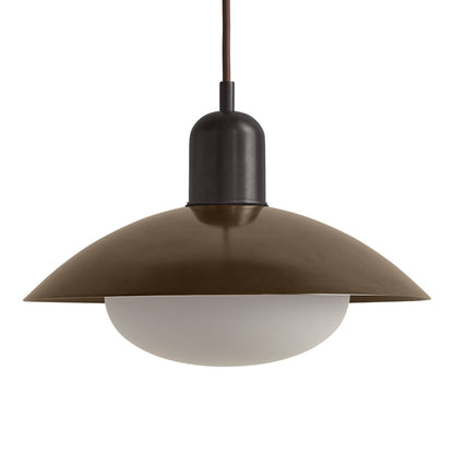 Brass Arundel Mushroom Pendant