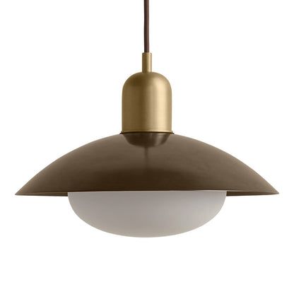 Brass Arundel Mushroom Pendant