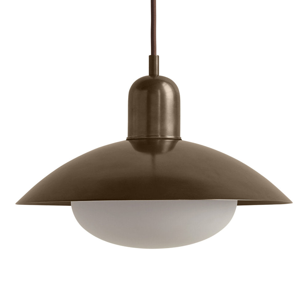 Brass Arundel Mushroom Pendant