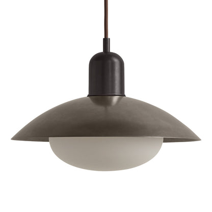 Brass Arundel Mushroom Pendant